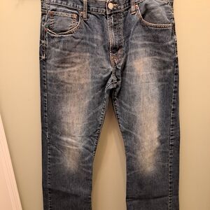 Men's American Eagle Outfitters Faded Blue Bootcut Jeans Size 36/34